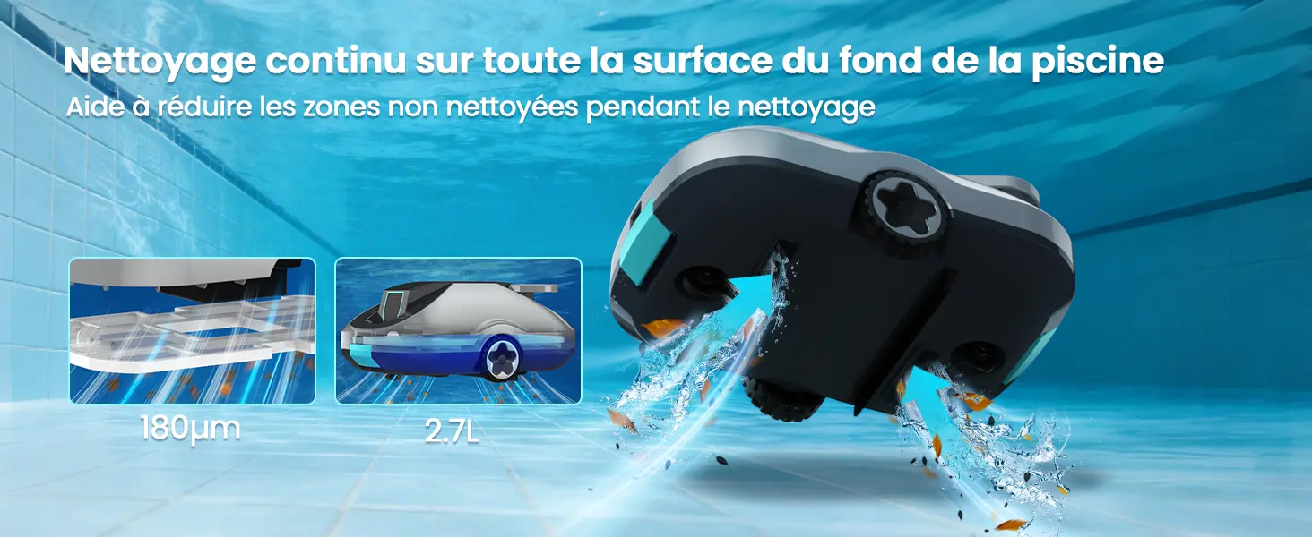 Robot piscine sable 232 m² — contenu détaillé 3
