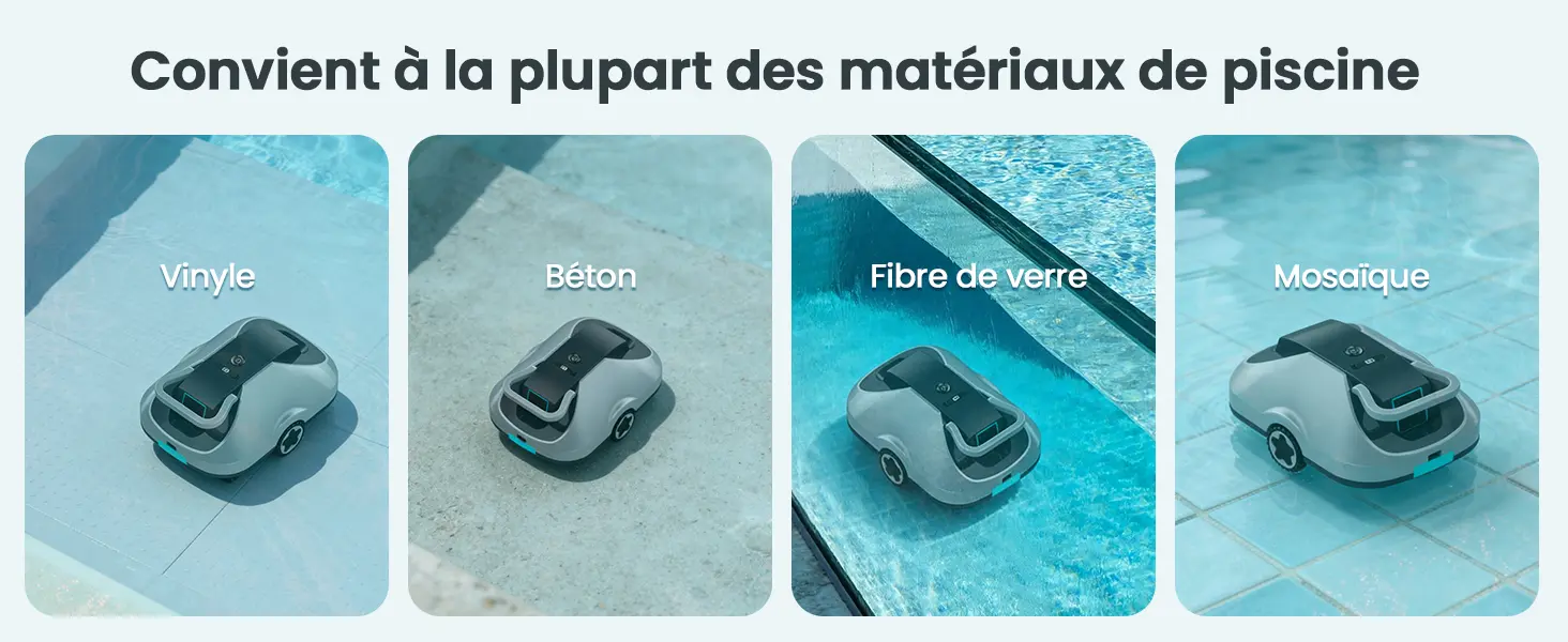 Robot piscine sable 232 m² — contenu détaillé 7