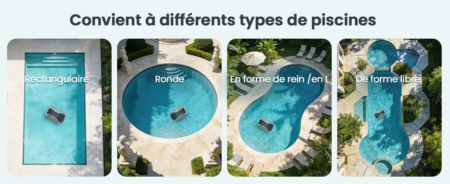 Robot piscine sable 232 m² — contenu détaillé 8