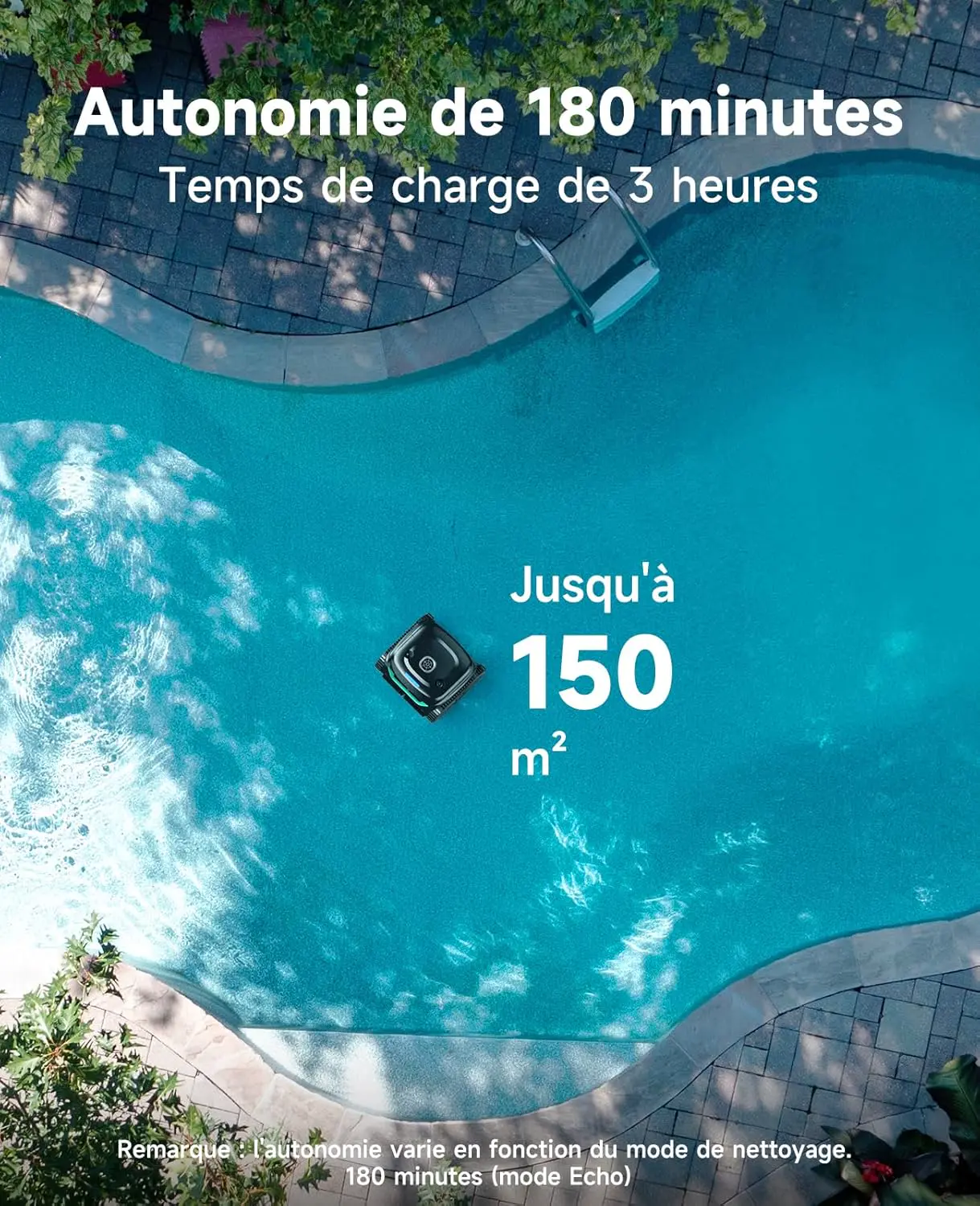 Robot piscine 42,8 x 31,5 cm vue 7