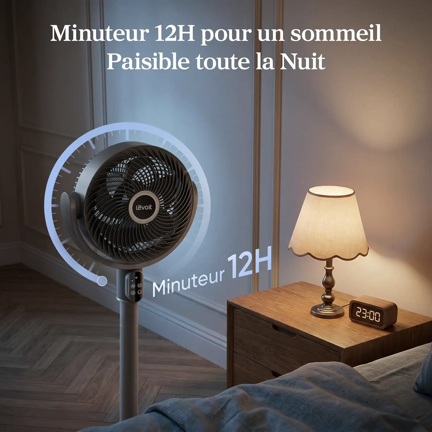 Ventilateur noir vue 5