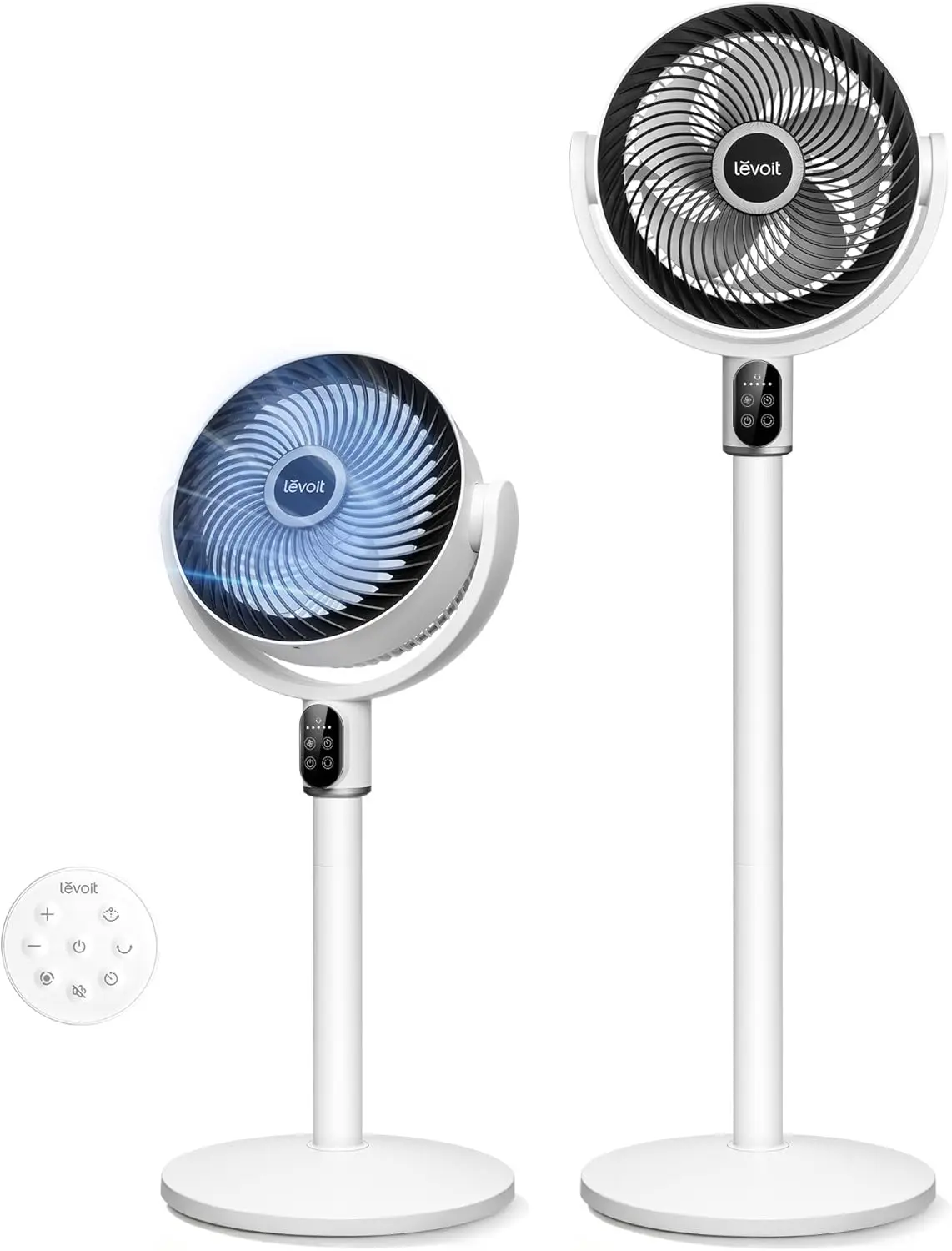 Ventilateur blanc vue 1