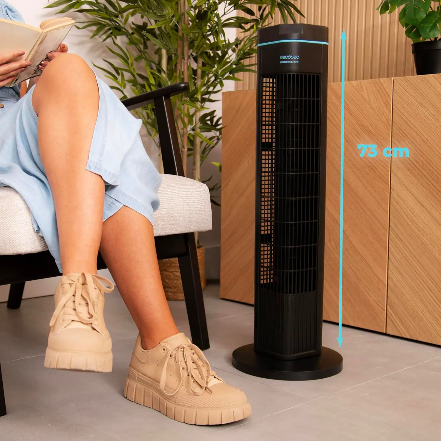 Ventilateur noir vue 5
