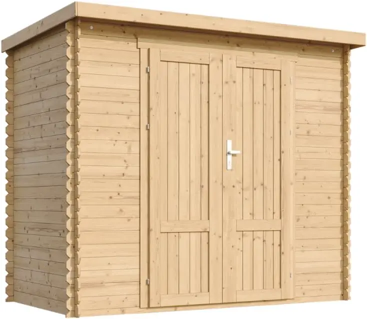 TIMBELA M310F1+M310G Abri De Jardin en Bois 2,63 m²