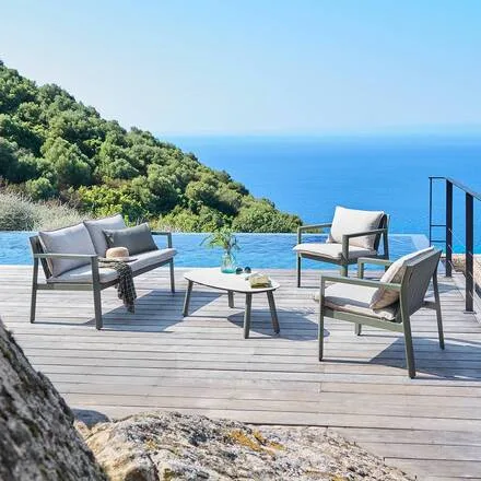 Salon de jardin KAORINA Vert laurier