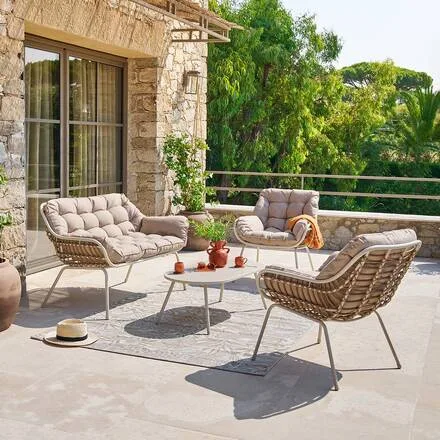 Salon de jardin TERALIA Beige / Argile