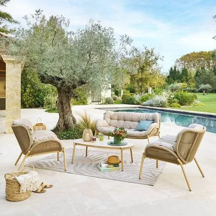 Salon de jardin LANOA Beige