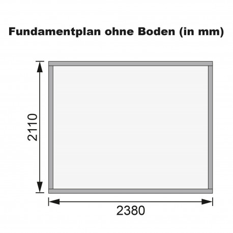Abri de jardin en bois en bois marron 2,4x2,1 m vue 8