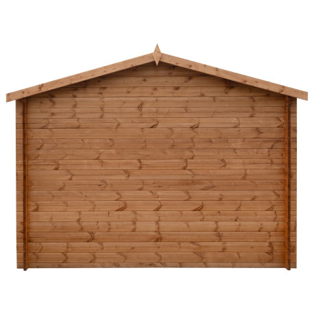 Abri de jardin en bois en bois marron 3x2 m vue 5